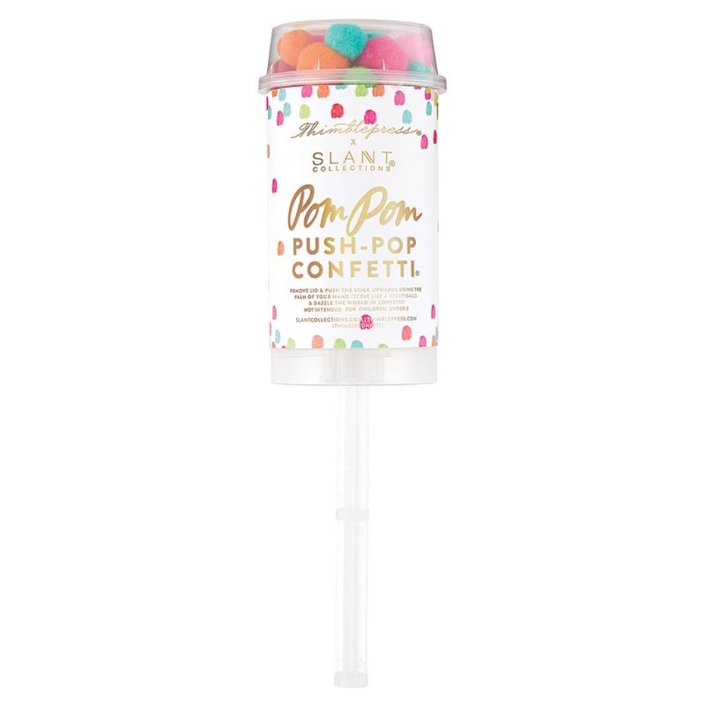 NEW -POM-POM PUSH POP CONFETTI
